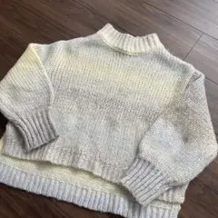 処分価格　index グラデーション ハイネックニットセーター　美品