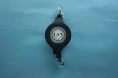 LANケーブル 巻取り式と延長 コネクタのセット