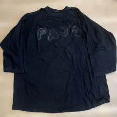 PAJA STUDIO 6部袖Tシャツ ブラック XL