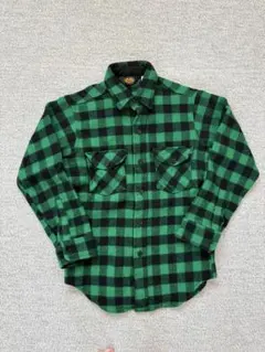 Woolrich 緑黒チェックシャツ ネルシャツのサムネイル