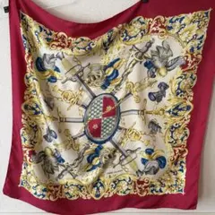 【Pierre Balmain】シルクスカーフ MADE IN ITALY