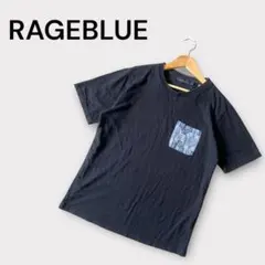 RAGEBLUE USAコットン カラポケTシャツ　ブラック Tシャツ Sのサムネイル