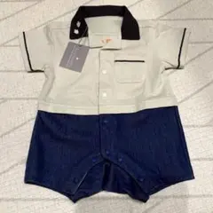 恐竜プリントロンパース サイズ60