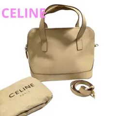 CELINE セリーヌ ヴィンテージ　ボリード型2WAYショルダー ハンドバッグ