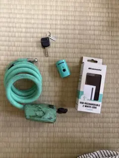 Bianchi ライト チェレステカラー NOMEARODケーブルロックのサムネイル