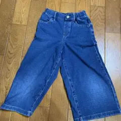 UNIQLO KIDS デニム ワイドパンツ 120cm