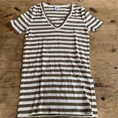 新品！プチバトー　Ｖネック　半袖Tシャツのサムネイル