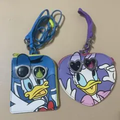 東京ディズニーリゾート　ドナルド　デイジー　パスケース　セット