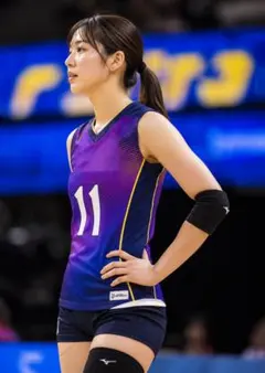 石川真佑 バレーボール女子日本代表 2025 チェキ 1stナンバー 12枚限定