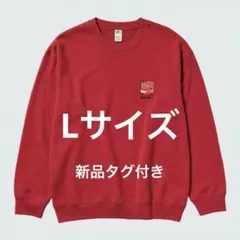 大人気ユニクロ UNIQLO コカコーラ スウェットシャツ 赤Lサイズ完売品新品