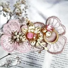 027(⁠◍⁠•⁠ᴗ⁠•⁠◍⁠) ヘアクリップ　ポニーフック　ブローチ