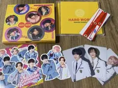 なにわ男子 HARD WORK CD リボン、ステッカー・カード【西畑高橋長尾】