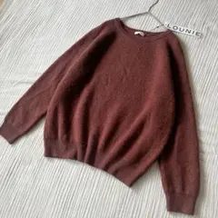 アルパカ100% ニット