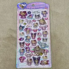 日焼けキティ　うるちゅるポップシール