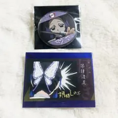 鬼滅の刃 WEBSHOPくじ 胡蝶しのぶ E賞 箔押し缶バッジ 2種セット