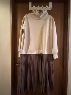 フード付きマタニティワンピース