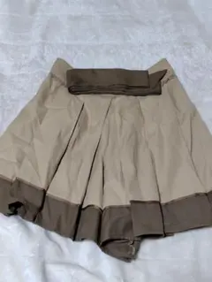 アクシーズファム　バイカラーキュロットスカート