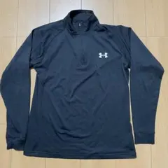 UNDER ARMOUR ハーフジップ 長袖カットソー ブラックのサムネイル