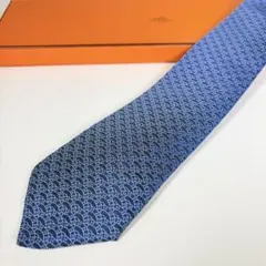 美品 HERMES エルメス ファソネH H織りタイ シルク100 ネクタイ - メルカリ