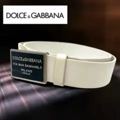 2026年最新】D&G ／ Dolce＆Gabbana カラー：ホワイト系 メンズ ベルト