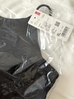 新品☆ユニクロ　クレープジャージーブラキャミソールXL