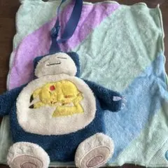 ポケモンスリープ　ファミマ　カビゴン　タオル　イン　ポーチ　ポケモン