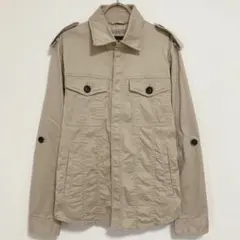 バーバリーブラックレーベル　ミリタリージャケット ノバチェックM