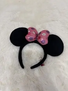 ミニーマウス風カチューシャ