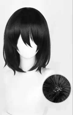 魔法少女ノ魔女裁判 まのさば 黒部ナノカ くろべなのか ウィッグ