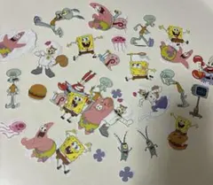 スポンジボブ　ステッカー