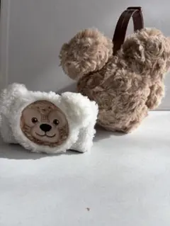 ダッフィー イヤーマフラー　耳あて　スーベニアスリーブ　2点セット