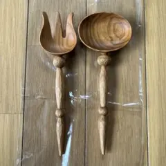 美品♡サラダがメインになる器♡サラダボウル 盛り皿 フルーツ鉢 木製 