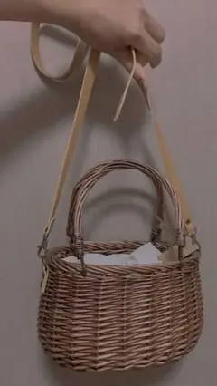 新品タグ付き　かごバッグ　浴衣　ショルダーバッグ