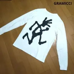 GRAMICCI グラミチ　ビッグランニングマン　ロンＴ　長袖　オフホワイト