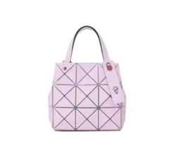 BAOBAO ISSEY MIYAKE CARAT ピンク ミニ ハンドバッグのサムネイル