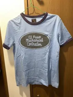 Joe McCoy & Co リンガーTシャツ 36 BLUE USEDのサムネイル