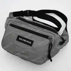 人気　BALENCIAGA 　バレンシアガ　　ロゴ　ボディバッグ　ヒップバッグ