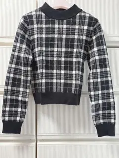 【匿名配送/美品】INGNIチェックニットのサムネイル