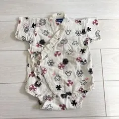 ディズニー ミッキー 甚平 ロンパース ベビー 70cm