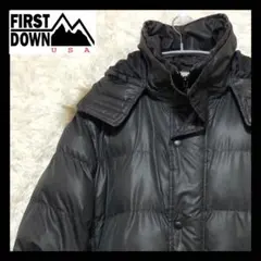 ファーストダウン　中綿ジャケット　　メンズ　サイズL  黒　ブラック