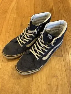 J crew VANS SK8-HI ネイビー スエード ハイカットスニーカー