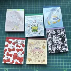 サンリオキャラクター メモ 6冊セット