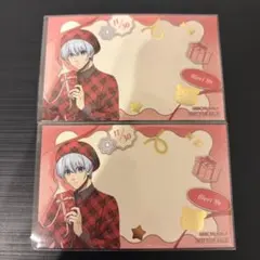 ブルーロック バレンタイン アニメイト特典 メッセージカード　氷織　２枚セット