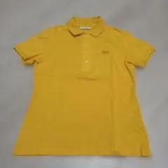 LACOSTE スリムフィット ポロシャツ 36 イエロー