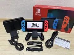 美品 バッテリー強化版 Switch 赤青 完品 動作良好