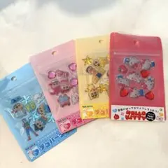 【新品】クレヨンしんちゃん ハローキティ デコパーツ シール 4点セット