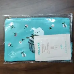 PAUL & JOE 花柄猫 ポーチ サンプロテクションボディプライマー クリア