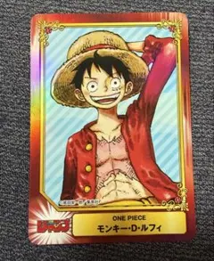 アニメイト　特典　scfカード　ワンピース　ルフィ　非売品　グッズ