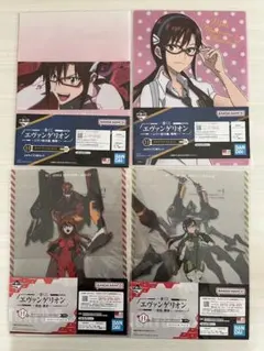 【新品】新世紀エヴァンゲリオン クリアファイル4種セット