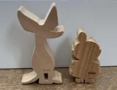 美品‼️ムーミン　スニフ　リトルミイ　アロマブロック　木製